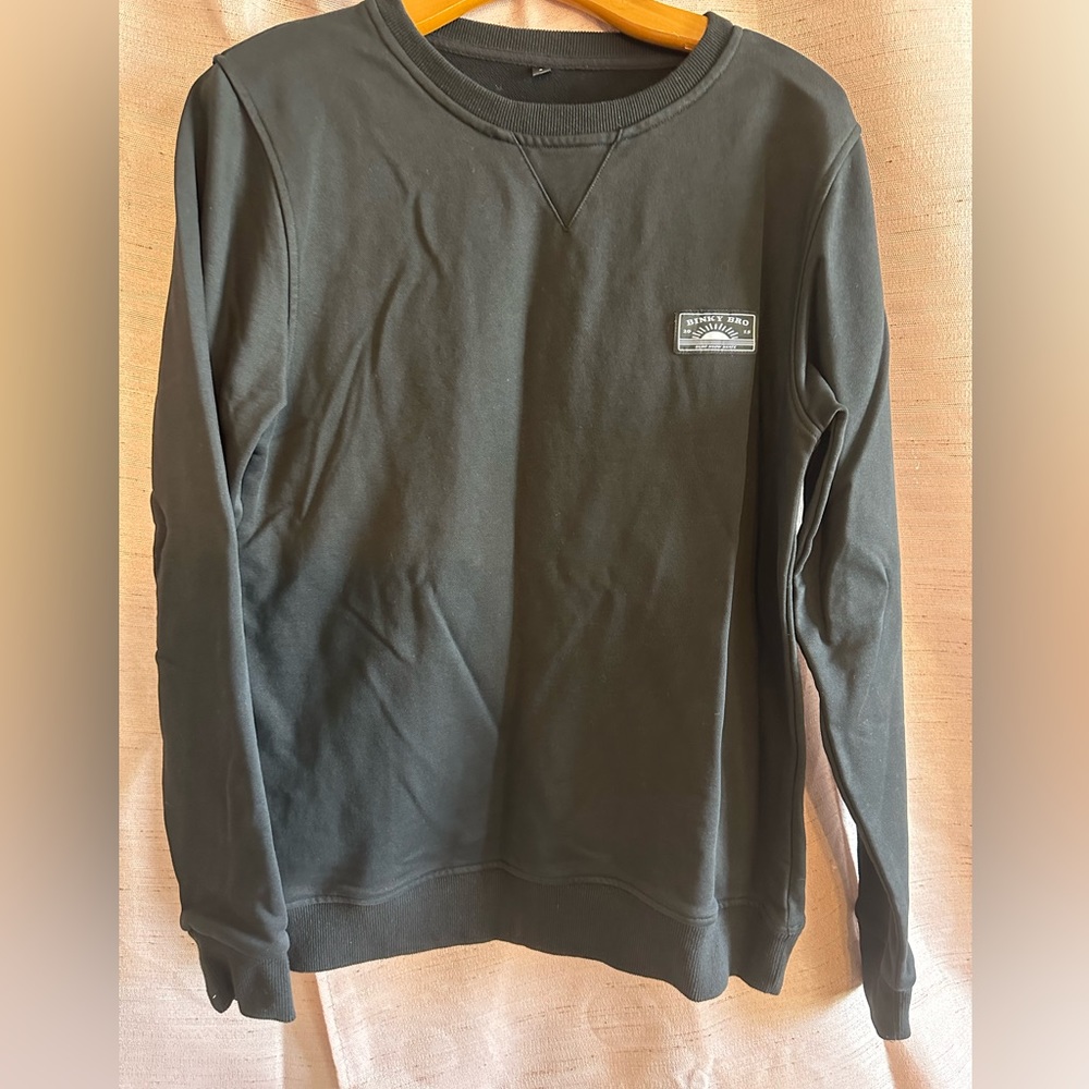 Classic Crewneck Women's Sweater - Black